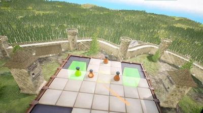 Screenshot of VR Solo NoblePeg solitaire
