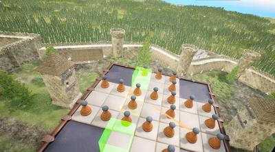 Screenshot of VR Solo NoblePeg solitaire
