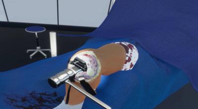 Screenshot of VR TKA Surgery Simulator