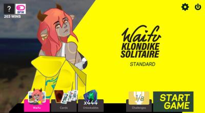 Screenshot of Waifu Klondike Solitaire