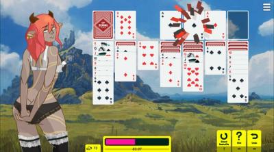 Screenshot of Waifu Klondike Solitaire