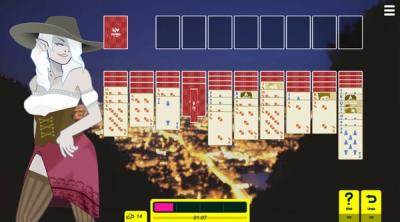 Screenshot of Waifu Klondike Solitaire