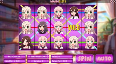 Screenshot of Waifu Slots