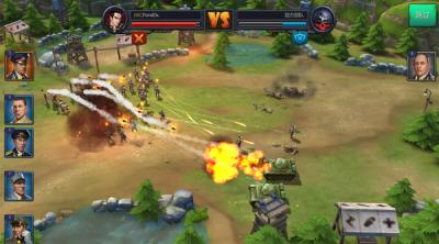 Screenshot of war commander