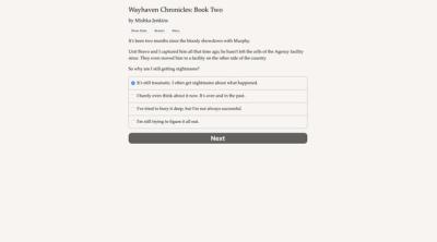 Screenshot of Wayhaven Chronicles: Book Two
