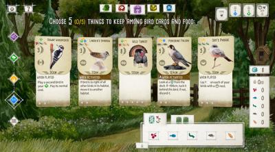 Capture d'écran de Wingspan: The Board Game
