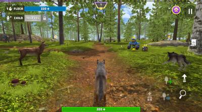 Screenshot of Wolf Hero: Animals vs Robots