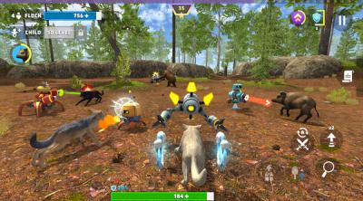 Screenshot of Wolf Hero: Animals vs Robots