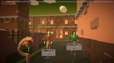 Screenshot of Word Warrior: Zombie Typocalypse