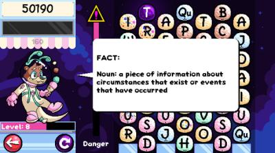 Screenshot of WordScoop With Gelato the Otter