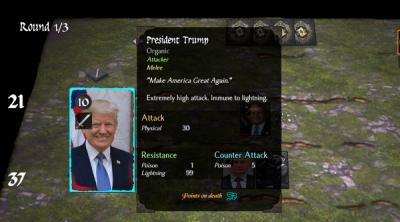 Screenshot of World War 3: Card Battler