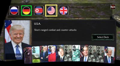 Screenshot of World War 3: Card Battler