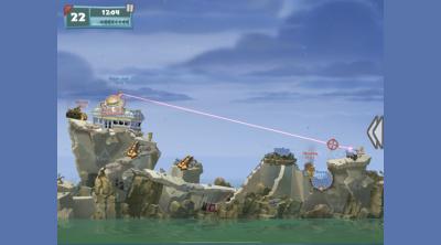 Screenshot of Worms W.M.D: Mobilize