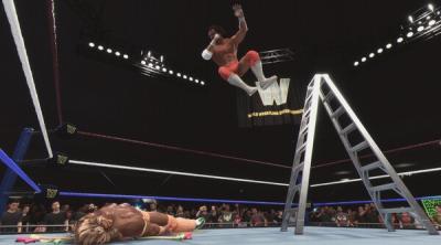 Screenshot of WWE 2K25 The Bloodline Edition