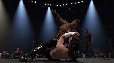 Screenshot of WWE 2K25 The Bloodline Edition