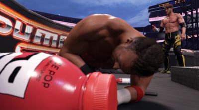 Screenshot of WWE 2K25 The Bloodline Edition