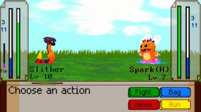 Screenshot of Xenos: Cartoon Creature Catcher