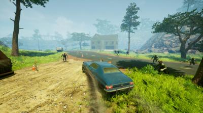 Screenshot of Zombie Road Rider