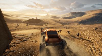 Screenshot of Zombie Road Rider