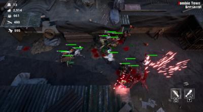 Screenshot of Zombie Town Breakout